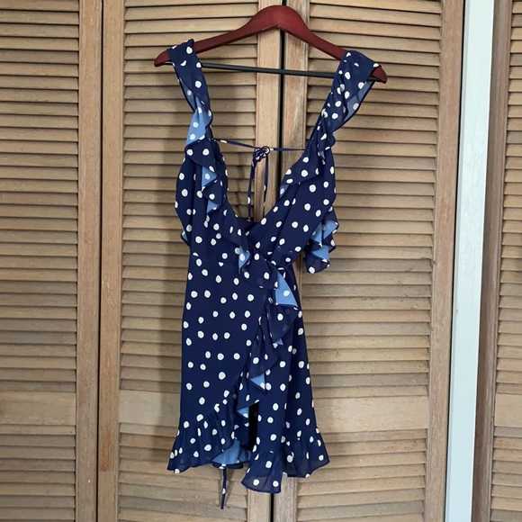 LPA Ruffle Wrap Dress - Picture 4 of 6